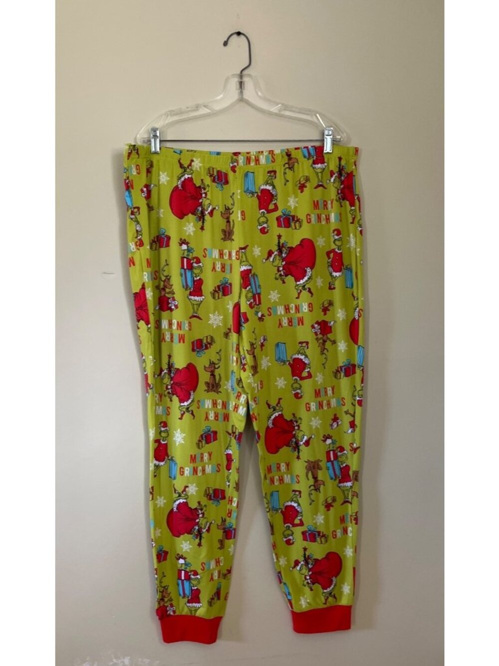 The Grinch Womens XLarge (16-18) Christmas Pajama Pants Bottoms Dr. Seuss